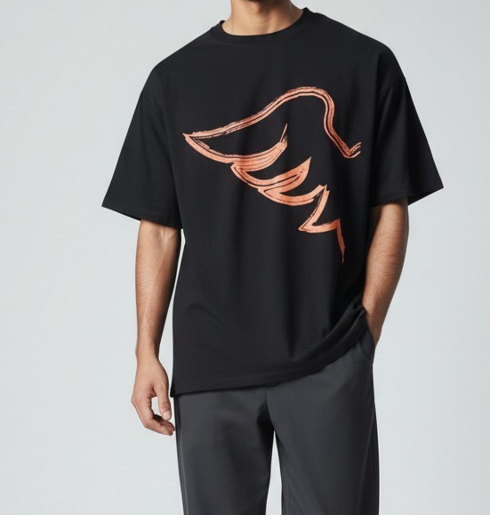 Kart Republic Men's Black T-Shirt Medium Short Sleeve Racing Tee Stedman KR